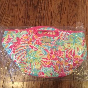 Lilly Pulitzer beverage tote bag